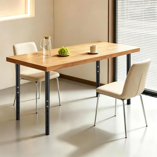 Miniatura 5 de Jahof Patas de mesa ajustables de 22-36 pulgadas (21.7-35.4 in), Ø42/1.496 in (1, negro)
