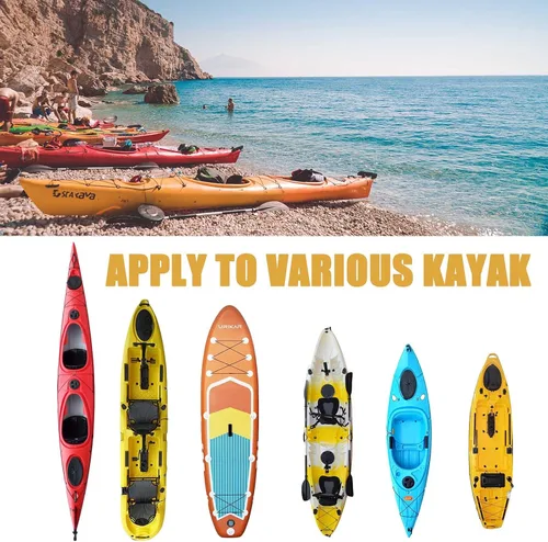 Miniatura 6 de Frelaxy Funda para Kayak 420D, Fundas para Kayak de Servicio Pesado Resistentes al Agua y a los Rayos UV para Almacenamiento al Aire Libre, Funda