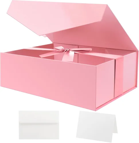 Miniatura 39 de HAPPY POTATO Caja de regalo grande con tapa y cinta, caja de propuesta de padrino, caja de regalo magnética para regalos