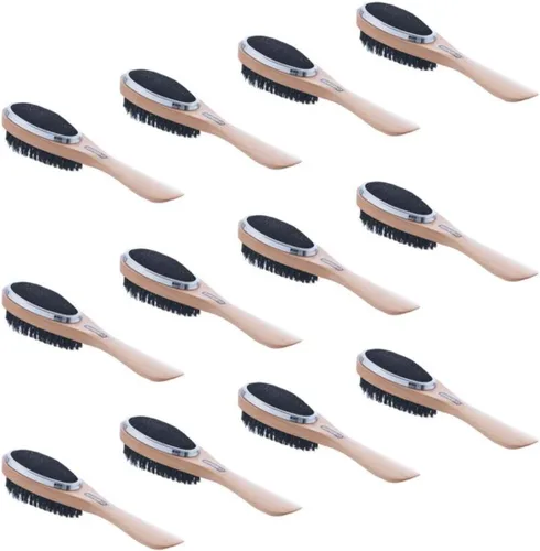 Miniatura 10 de Superio Cepillo para ropa, cepillo para ropa, removedor de pelo de mascotas, cepillo de pelusa 3 en 1, cepillo de ropa y cuerno para traje, abrigo