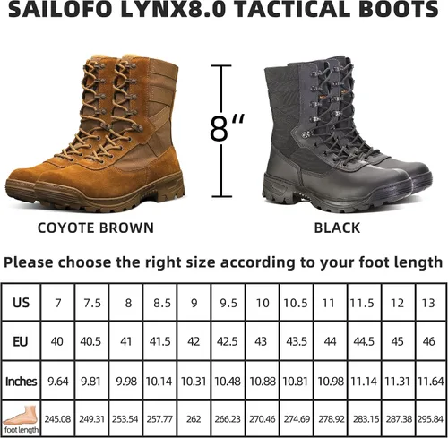 Miniatura 3 de Botas militares para hombre, botas tácticas ligeras, botas de caza de selva para senderismo