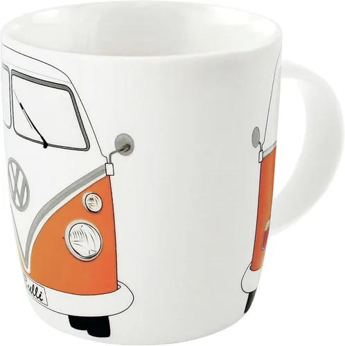 Miniatura 9 de BRISA VW Collection - Taza grande de cerámica para café, té y capuchino, diseño de autobús T1 (12.5 fl oz/12.5 fl oz/frente de autobús) (azul)