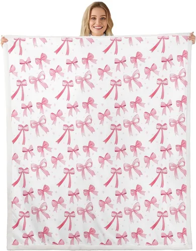Miniatura 22 de Manta de cama con estampado de corazones de lazo, manta de felpa de grafiti dibujada a mano para decoración rústica del hogar, manta de franela