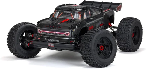 ARRMA Camión RC Outcast 4X4 8S BLX 1/5 Camión de Acrobacias Negro RTR (Transmisor y Receptor Incluidos, Batería y Cargador No Incluidos) ARA5810V2T1