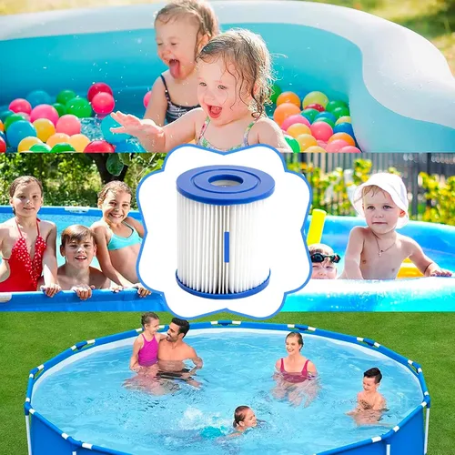 Miniatura 3 de Cartuchos de filtro de piscina, cartuchos para filtro de piscina sobre el suelo, accesorio de cartucho para uso en bomba de filtro de piscina fácil