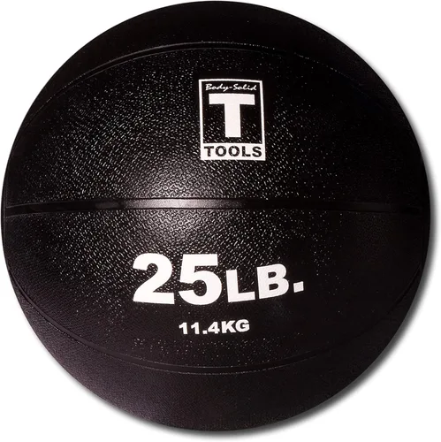 Miniatura 6 de Body-Solid Pelota medicinal de goma, agarre superior, superficie texturizada, pelotas ajustables de presión de aire, ideal para ejercicios Negro