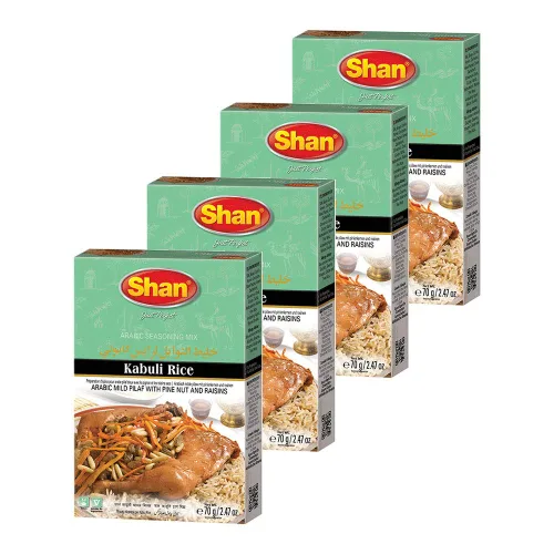 Miniatura 77 de Shan Korma Recipe and Seasoning Mix 1.76 oz (50g) - Spice Powder for Traditional Meat in Yogurt Sauce - Suitable for Vegetarians - Airtight Bag in a