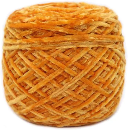 Miniatura 5 de Hilo de chenilla de 8 oz/250 g, hilo de chenilla de terciopelo para bricolaje, hilo de chenilla marrón café de lujo voluminoso para bufanda