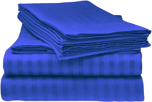 Miniatura 9 de laxlinen Super Suave Calidad 4 Pcs Hoja de cama Set (+ 30 inch) bolsillo extra profundo