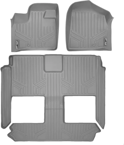 Miniatura 15 de SMARTLINER Tapete para maletero de carga detrás del asiento de la tercera fila compatible con Chrysler Town & Country 2008-2016