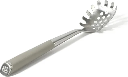 Miniatura 8 de Calphalon Edge Servidor de pasta de espagueti de acero inoxidable con mango de goma termoplástica - azul marino Azul marino con goma