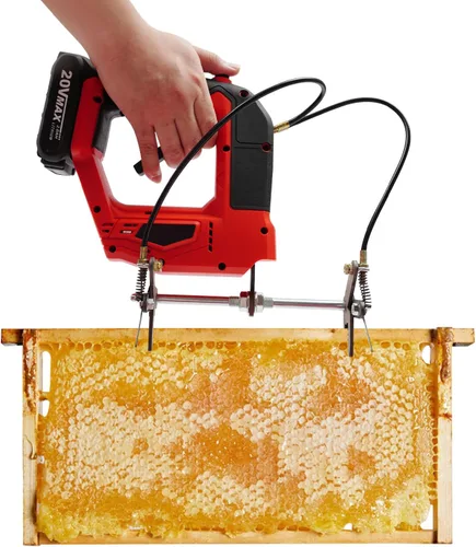 Agitador eléctrico de abejas, removedor eléctrico de abejas de 4 velocidades, 150 W, extractor de miel eléctrico con cargador y caja de