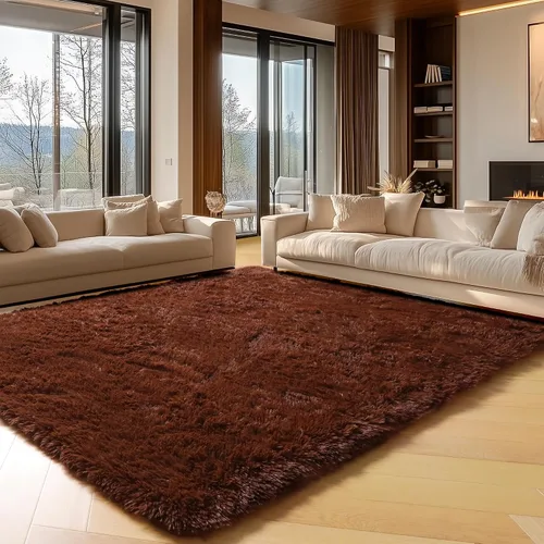 Miniatura 125 de ONASAR - Alfombra de pasillo negra de 2 x 6 pies, esponjosa, lavable, ultrasuave, afelpada, peluda, tapete para bebés, dormitorio de niños, armario