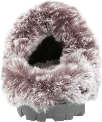 Miniatura 3 de Jessica Simpson - Zueco de piel sintética para mujer pantuflas cómodas y peludas para interiores con espuma viscoelástica