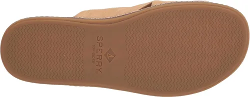 Miniatura 4 de Sperry Sandalia plana con correa cruzada dorada para mujer, Oro
