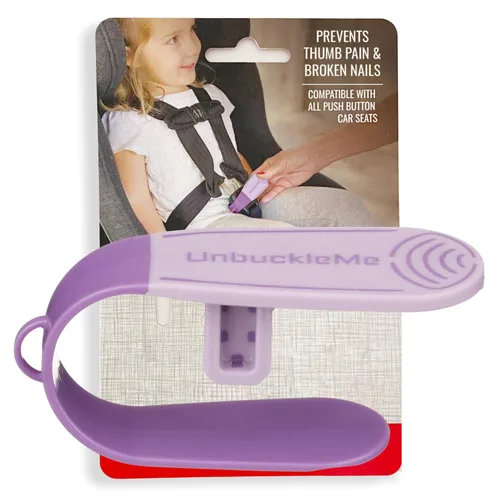 Miniatura 10 de UnbuckleMe Herramienta de liberación de hebilla de asiento de automóvil, ayuda fácil de abrir para artritis, uñas largas, niños mayores, empujador