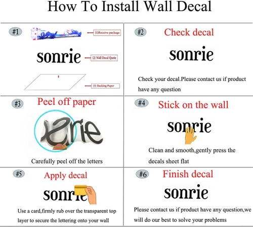 Miniatura 5 de Sonrie Vive AMA - Calcomanía de pared para decoración del hogar, reglas familiares españolas, calcomanías artísticas (23.6 x 7.8 pulgadas)