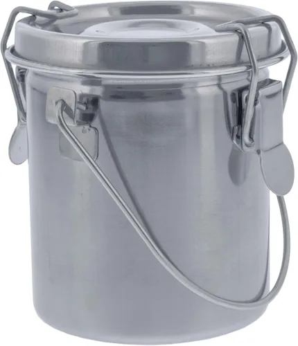 U.S. Art Supply Limpiador de pinceles de pintura de lujo a prueba de fugas de acero inoxidable con tanque de lavado, tapa de clip y vaso colador,