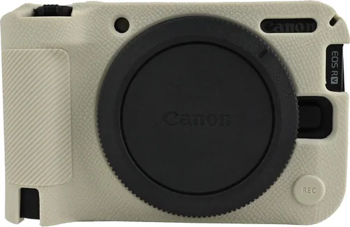 Miniatura 8 de Funda para cámara R50 V, cuerpo completo, delgada, ligera, de silicona, carcasa de goma para Canon Eos R50 V R50V (negro)