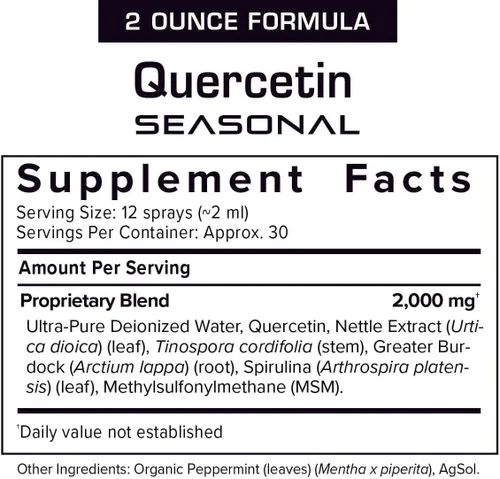 Miniatura 2 de Results RNA Quercetina de temporada proporciona un apoyo inmunológico y respiratorio excepcional en un delicioso spray oral – Reduce el estrés