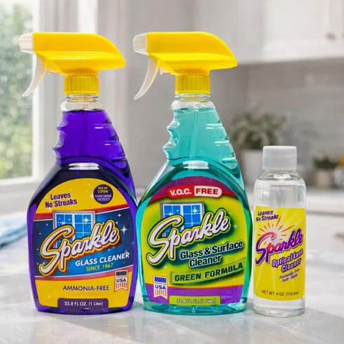 Miniatura 7 de Sparkle Limpiador de vidrio, fórmula púrpura original, botella de gatillo de 33.8 onzas (paquete de 12)