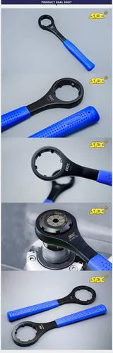 Miniatura 4 de ER32 Nutsert Llave inglesa ER32UM llave de tuerca con boquilla ER32 Llave ER32 con dureza 40CrV HRC45-50, resistente al óxido y al desgaste