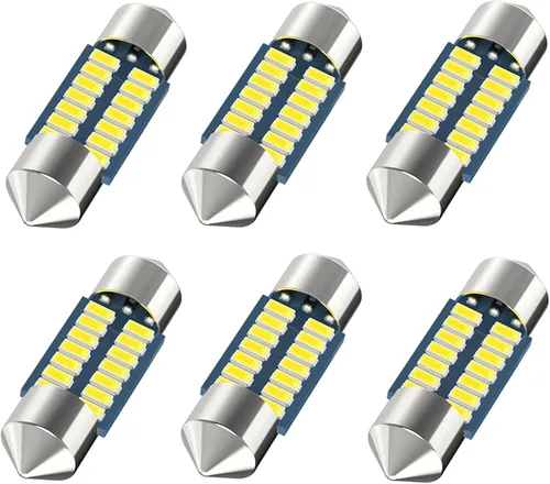 Miniatura 15 de Bombilla LED festoon 578 Serundo Auto 211-2 para auto de 41mm 42mm 1.65in 212-2 para luz de mapa y cúpula del auto, 22SMD 3014 chips bombilla LED