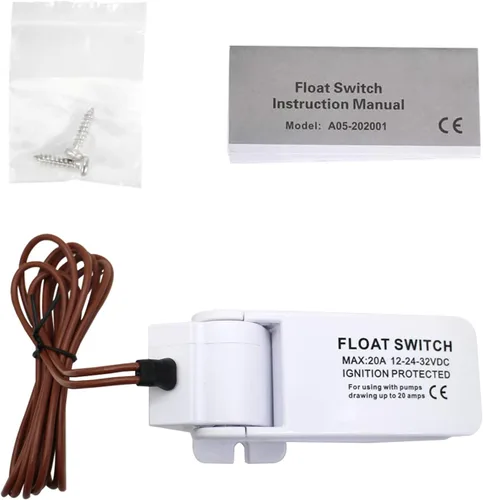 Miniatura 9 de Bomba de agua automática de 1100 GPH, bomba de sentina de 12 V, equipada con interruptor flotante interno, adecuada para submarinos, charcos