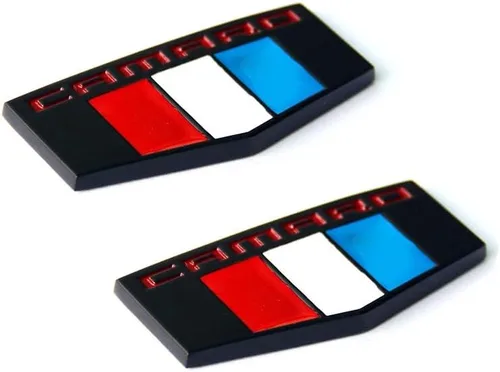 Miniatura 5 de Yoaoo Paquete de 2 Emblemas Insignia OEM Zl1 1LE M Delantero Derecho Izquierdo 3D Compatible con Zl1 1LE Ss Rs Zl1 Negro Mate