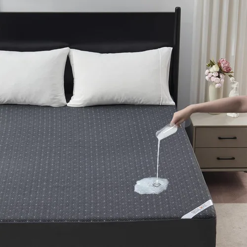 Miniatura 10 de BEDLORE Protector de colchón de tamaño individual, funda de colchón impermeable sin ruido con bolsillos elásticos para colchones de 6 a 15 pulgadas
