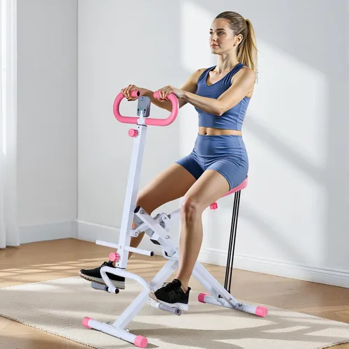Miniatura 8 de VEVOR Squat Machine, Deep Squat Rowing Machine for Home, Easy Setup & Foldable Exercise Equipment, Glute Trainer Machine with 2/3 High-Strength