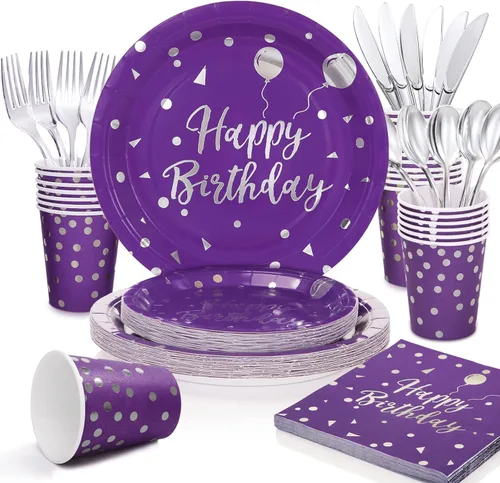 Miniatura 8 de Platos y servilletas verdes para decoración de cumpleaños, suministros de fiesta para decoración de esmeralda, 175