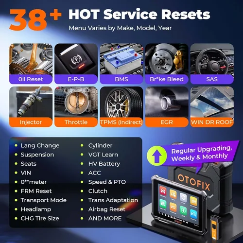 Miniatura 4 de OTOFIX D1 Lite Escáner Automotriz Bidireccional, herramienta de escaneo de diagnóstico de todo el sistema para el 99% de los coches con 2 años