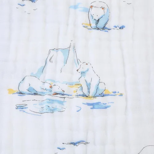 Miniatura 6 de Jay & Ava Mantas de muselina para bebé de 42' x 42', manta de algodón suave para niño pequeño, manta de muselina de 4 capas para cuna, manta de Dino