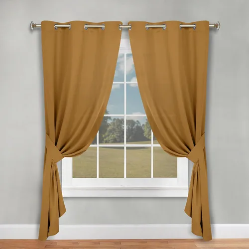 Miniatura 87 de Superior Cortinas Opacas, Oscurecimiento de Habitación, Dormitorio, Cortinas, Cocina, Acentos de Ventana de Sala de Estar, Bloqueo Solar, Térmico