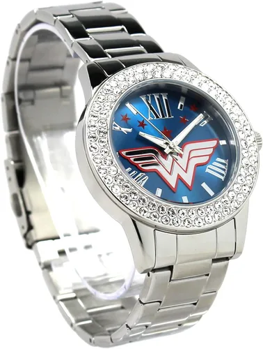 Miniatura 3 de Wonder Woman de la "justicia Silver-tone Watch (wow8062)
