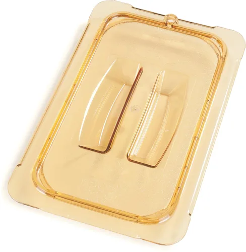 Miniatura 10 de Carlisle FoodService Products 10490U13 StorPlus - Tapa universal para bandeja de alimentos con mango de alto calor, tamaño cuarto, color ámbar