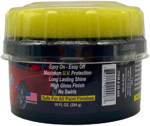Miniatura 2 de UCS It Just Works! Cera de carnauba ultra brillante para automóvil, fórmula presuavizada, cera de carnauba de 10 onzas, pulidora de automóvil