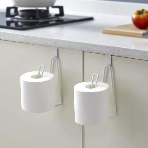 Miniatura 3 de INIUNIK Soporte de papel higiénico, dispensador de rollos de papel higiénico sobre el tanque, reserva para almacenamiento y organización en el baño