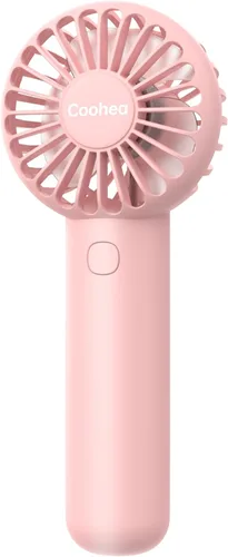 Miniatura 15 de Coohea Mini Ventilador de Mano, Diseño Pequeño y Bonito, 3 Velocidades Potentes, Batería Recargable USB Operada, Ventilador Personal Portátil