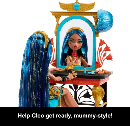 Miniatura 3 de Monster High Día de Miedo Propio Cleo de Nile Muñeca Set de Juego