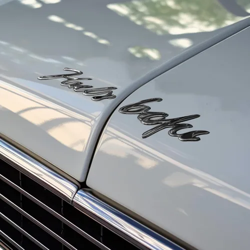 Miniatura 2 de Emblemas de coche personalizados, letras de acero inoxidable. Insignias automotrices con diseño de metal duradero, adhesivo fuerte. Regalo