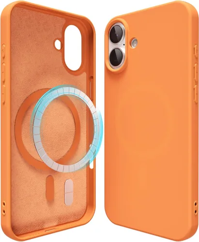 Miniatura 31 de oakxco Funda de silicona para iPhone 12 Pro Max, magnética, compatible con carga inalámbrica Magsafe, cubierta protectora de goma suave y delgada