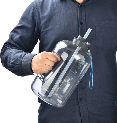 Miniatura 8 de ALINK 12 pajitas reutilizables de plástico para boba, de 13 pulgadas de largo y 0.51 pulgadas de ancho extra, pajitas para batidos para botellas