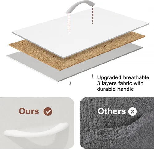 Miniatura 8 de Crestlive Products Cómoda para dormitorio con 6 cajones, cajonera alta, cómodas blancas muebles de dormitorio, unidad organizadora de almacenamiento