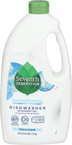 Miniatura 10 de Gel de lavavajillas automático Seventh Generation Free and Clear, 42 onzas - 6 por caja.