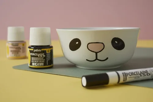 Miniatura 7 de Pebeo Porcelaine 150 - Pintura para porcelana de alto brillo a base de agua, botella de 45 ml - Negro abismo Abismo Negro