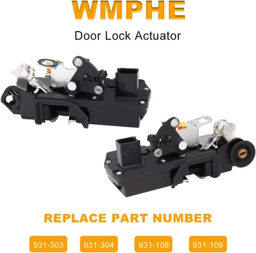 Miniatura 5 de WMPHE Actuador de bloqueo de puerta compatible con Chevy Suburban Silverado Tahoe Avalanche GMC Sierra Yukon XL Cadillac Escalade ESV EXT 2008-2009