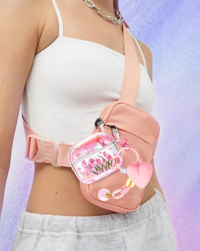 Miniatura 6 de Funda para Apple para Airpod Pro 2/1 - Funda Kawaii bonita estética femenina para niñas y mujeres, protector líquido con purpurina brillante diseño