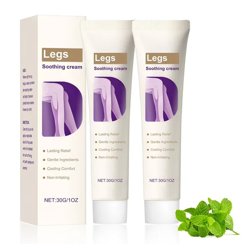 Crema calmante para piernas, alivio de venas varicosas y arañas, crema de alivio de venas de araña, crema de piel para piernas, fórmula natural a